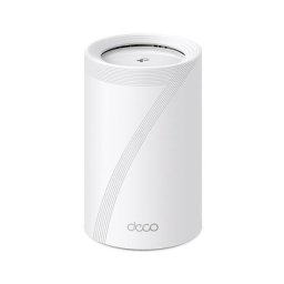TP-Link Deco BE65(1-pack) BE9300 Tri-band Mesh WiFi 7 rendszer az egész háztartás számára, 4x 2.5GLAN, USB, 2.4/5/6GHz, HomeShi - Felbontott