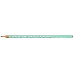 FABER-CASTELL Grafitceruza, B, háromszögletű, FABER-CASTELL "Sparkle Aurora", mentazöld