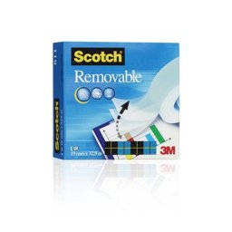 3M SCOTCH Ragasztószalag, 19 mm x 33 m, eltávolítható, 3M SCOTCH "Removable 811"