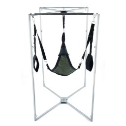 Kit Sling Tissu Triangle - elegns fekete-homok sling belltssal