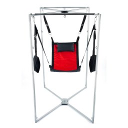 Kit Sling - piros-fekete szvetes intim hordoz szett