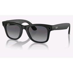 Meta Ray-Ban Wayfarer, AI napszemüveg, matt fekete, polarizált gradiens grafit
