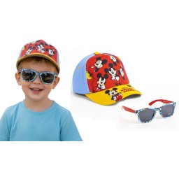 Mickey egér baseball sapka 400 UV szűrős napszemüveggel