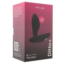 We-Vibe - Ditto+ viselhető okos anál vibrátor távirányítóval (fekete, APP-os)