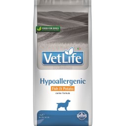 Vet Life Dog Hypoallergenic Fish & Potato 12 kg