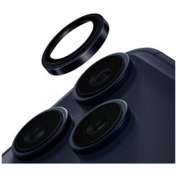 UNIQ Optix Prime kameraobjektívvédő iPhone 17 Pro / iPhone 17 Pro Max készülékhez applikátorral Navy Bl