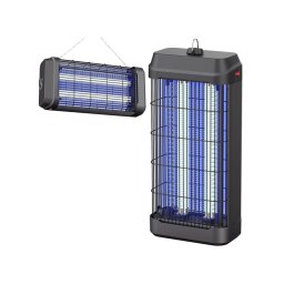 MasterKiller Megbízható Erős Elektromos 2 csöves függőleges szúnyogirtó, UV lámpa, 20W, 3800V