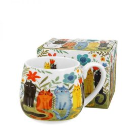 Macskavilág porcelán bögre díszdobozban - 430 ml - Garden Felines