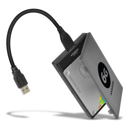 Mobile Rack 2,5 HDD/SSD haz USB3.0 SATA AXAGON ADSA-1S6