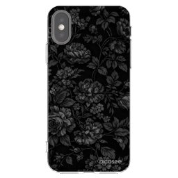 Átlátszó szilikon tok az alábbi mobiltelefonokra Apple iPhone X/XS - Dark Romance