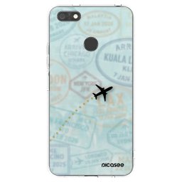 Átlátszó szilikon tok az alábbi mobiltelefonokra Huawei P9 Lite Mini - FLIGHT PATH