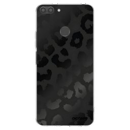 Átlátszó szilikon tok az alábbi mobiltelefonokra Huawei P Smart - Midnight Leopard