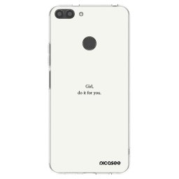 Átlátszó szilikon tok az alábbi mobiltelefonokra Huawei P Smart - Girl, do it for you