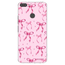 Átlátszó szilikon tok az alábbi mobiltelefonokra Huawei P Smart - Bow Aesthetic