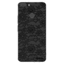 Átlátszó szilikon tok az alábbi mobiltelefonokra Huawei P Smart - Dark Elegance