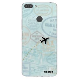 Átlátszó szilikon tok az alábbi mobiltelefonokra Huawei P Smart - FLIGHT PATH