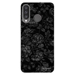 Átlátszó szilikon tok az alábbi mobiltelefonokra Huawei P30 Lite - Dark Romance