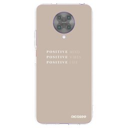 Átlátszó szilikon tok az alábbi mobiltelefonokra Xiaomi Poco F2 Pro - Positive Vibes