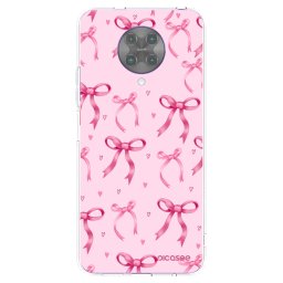 Átlátszó szilikon tok az alábbi mobiltelefonokra Xiaomi Poco F2 Pro - Bow Aesthetic