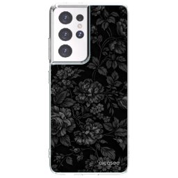 Átlátszó szilikon tok az alábbi mobiltelefonokra Samsung Galaxy S21 Ultra 5G G998B - Dark Romance