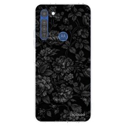 Átlátszó szilikon tok az alábbi mobiltelefonokra Motorola Moto G8 - Dark Romance