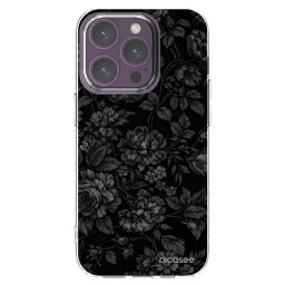 Átlátszó szilikon tok az alábbi mobiltelefonokra Apple iPhone 14 Pro - Dark Romance