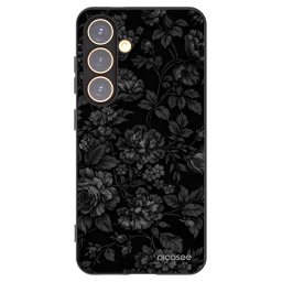 Fekete szilikon tok az alábbi mobiltelefonokra Samsung Galaxy S24 S921B 5G - Dark Romance