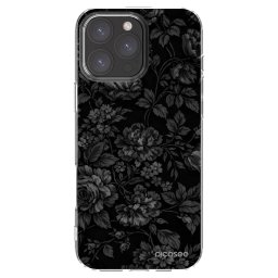 Átlátszó szilikon tok az alábbi mobiltelefonokra Apple iPhone 16 Pro Max - Dark Romance