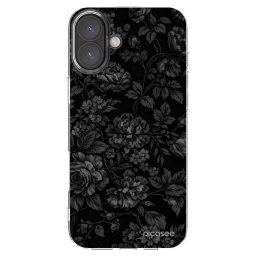Átlátszó szilikon tok az alábbi mobiltelefonokra Apple iPhone 16 Plus - Dark Romance