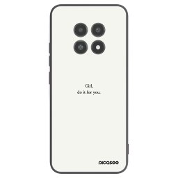 Fekete szilikon tok az alábbi mobiltelefonokra Realme 12X - Girl, do it for you