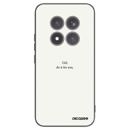 Fekete szilikon tok az alábbi mobiltelefonokra Xiaomi Redmi Note 15 Pro+ - Girl, do it for you