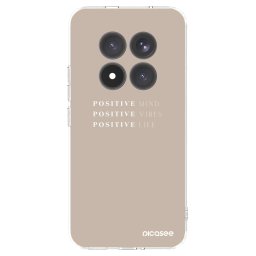 Átlátszó szilikon tok az alábbi mobiltelefonokra Xiaomi Redmi Note 15 Pro+ - Positive Vibes