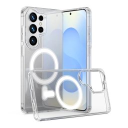Szilikon telefonvédő (ütésállóság, légpárnás sarok, MagSafe) ÁTLÁTSZÓ Samsung Galaxy S26 Ultra (SM-S948)