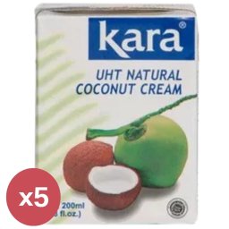 Kara UHT kókuszkrém csomag 5X200 ml