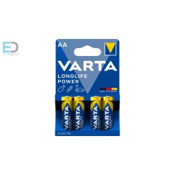 Varta Longlife Power AA LR6 Bl4 (4906) NEW