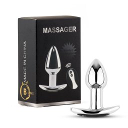 Metal Butt Plug S fm anlis dild tvirnytval USB tltssel