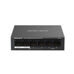 MERCUSYS switch MS106P (6x100Mbps, 4xPoE , 67W, ventilátor nélküli)