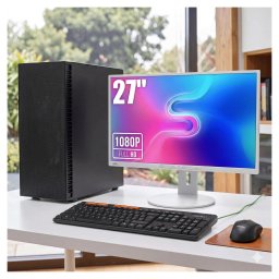 Komplett PC Szett Kolink Observatory HF Mesh Intel Core i5-14400/16GB/1TB NVMe SSD/Intel UHD 730/Fujitsu B27-8 27" FHD Monitor/Meetion Vezeték nélküli Billentyűzet+Egér/Windows 11 vagy 10