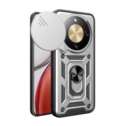 Defender szilikon telefonvédő (ütésállóság, tartógyűrű, kameravédő) EZÜST Honor Magic 8 Lite
