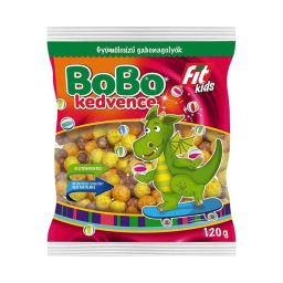 Bobo kedvence gyümölcsízű gabonagolyó 120g
