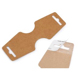 Őntapadós akasztó kártya 55x150 mm papír