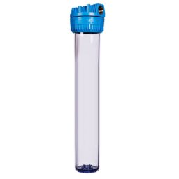 Aqua Központi vízszűrő - 20"-os Slim szűrőház 3/4" csatlakozással