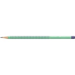 FABER-CASTELL Grafitceruza, B, háromszögletű, FABER-CASTELL "Grip 2001 Flow", türkiz-kék