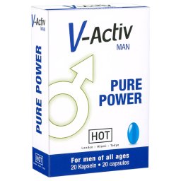 HOT - V-Active - étrend kiegészítő kapszula férfiaknak (20 db)