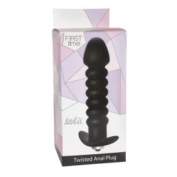 Plug anal csavaros vibrtor fekete