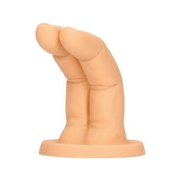 S-Line - kétujjas dildó (natúr)