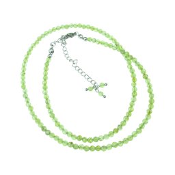 Prémium csiszolású Peridot ( olivin) köves nyaklánc