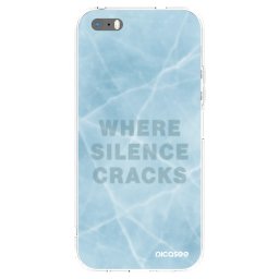 Átlátszó szilikon tok az alábbi mobiltelefonokra Apple iPhone 5/5S/SE - SILENCE