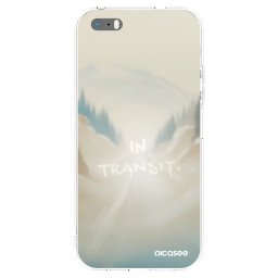 Átlátszó szilikon tok az alábbi mobiltelefonokra Apple iPhone 5/5S/SE - IN TRANSIT