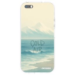 Átlátszó szilikon tok az alábbi mobiltelefonokra Apple iPhone 5/5S/SE - COLD AIR